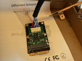 2.5 Gbe mini pcie tinklo adapteris