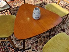 Vintažinis mid century tikmedžio kavos staliukas
