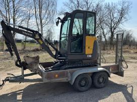 Mini ekskavatoriaus Volvo 1.8t paslaugos