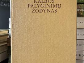 Lietuvių k palyginimų žodynas su autorės autografu