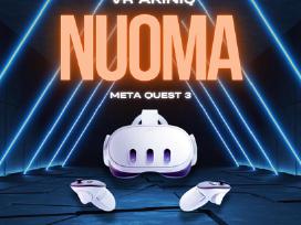 Meta Quest 3 Vr Akinių Nuoma Vilniuje