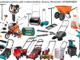 Statybos, sodo ir daržo įrankių nuoma Kaune
