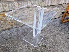 Vintažinis mid century poliakrilo audio stovas