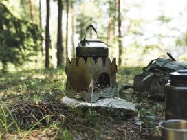Suomiška lauko krosnelė "Varusteleka Hobo Stove L"