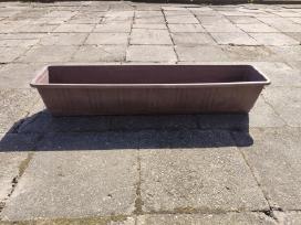 Plastikinis gėlių lovelis / vazonas.ilgis 78cm