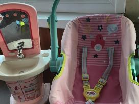 Baby born nešioklė vežimėlis ir kriauklė