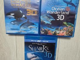 Blu-ray 3D diskai apie povandeninį. Kaina už 1vnt