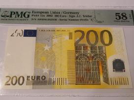 200 euru banknotas pirmo leidimo antras parasas