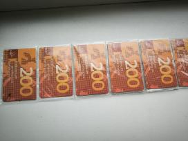Taksofono kortelės Naujos