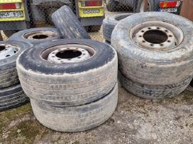Parduodu padangas su ratlankiais r22.5