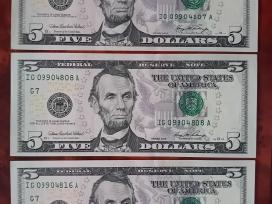 5 JAV doleriai, 2006 m, Unc, 3 vnt.