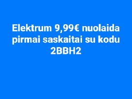 Elektrum nuolaida naujiems klientams