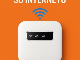 4G Lte modemas + 6 mėn neriboti GB tik 109 €!