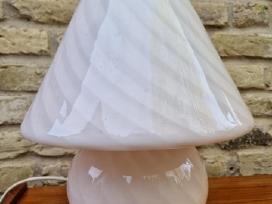 Vintažinis mid century Murano stalo lempa