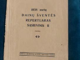 1938m.,dainų šventės repertuaras"