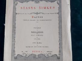 S.šimkus ,Dainos" su autoriaus parašu