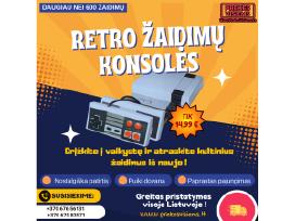 Naujos Retro Žaidimų Konsolės
