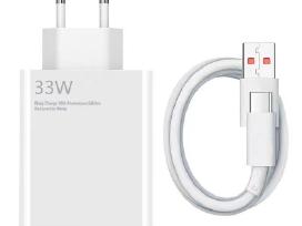 Naujas Usb Kroviklis 33w Su Usb / Type C Kabeliu