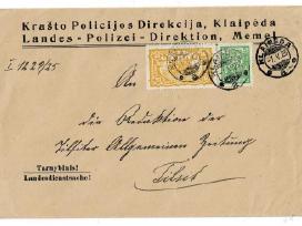 Memel Klaipeda Policijos Retas Laiškas