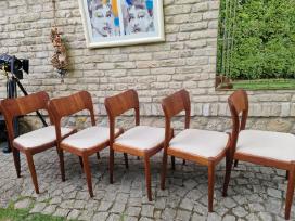 Vintažinės mid century tikmedžio kėdės