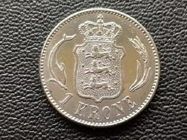 (400) 1 krona 1915m. Danija sidabras 800