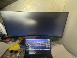 Hp e344c curved ( lenktas) monitorius su defektu
