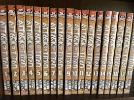 Manga komiksai Attack on Titan vol. 1-18