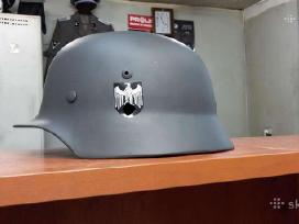 Ww2 Vokiškas M35 ir M16 šalmas