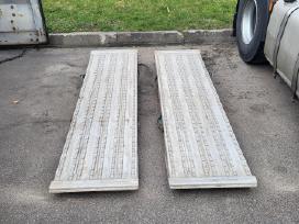 Aliuminės užvažiavimo rampos sunkiai technikai