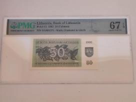 50 talonų 1992 tetervinai Pmg 67