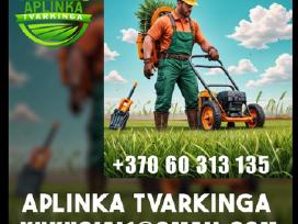 Aplinkos tvarkymas,priežiūra/žolės pjovimas