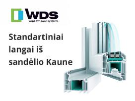 Standartiniai pvc langai iš sandėlio Kaune