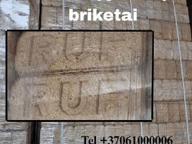 Pjuvenų briketai, Malkos konteineriuose