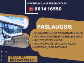 Žemės darbai vikšriniu Bobcat T590