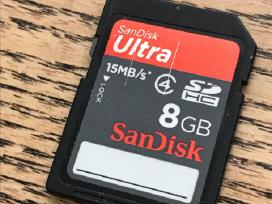 Sandisk atminties kortelė 8gb