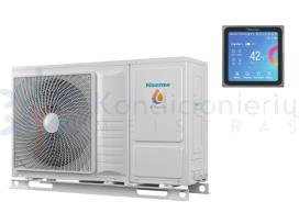 Šilumos siurbliai oras vanduo Hisense 8kw