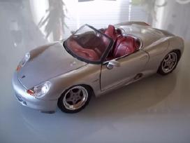 Porsche boxster 911 modeliukas 1:18 atsidaro