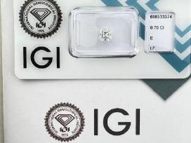 0.7 ct. Brilijantas su Igi sertifikatu