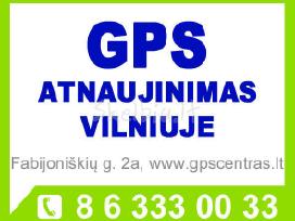 Akcija GPS Atnaujinimas Vilniuje nuo 9eur.