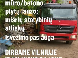 Statybinių atliekų ir žaliūjų atliekų išvežimas