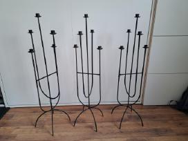 Metalinės 1m aukščio žvakidės 1x