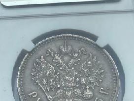 Retas Nikolajaus II rublis 1915 m.