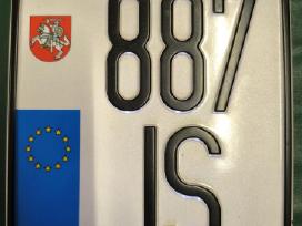Motociklo valstybinis numeris