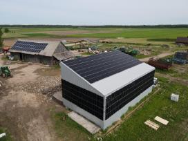 Saulės elektrinės 9.9kw 4500su PVM ir montavimu
