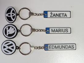 Personalizuotas raktų pakabukas su auto logo