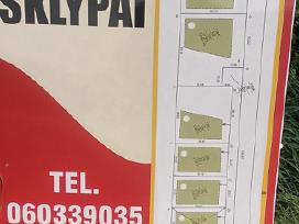 Parduodu sklypus su detaliais planais