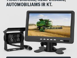 LCD monitorius 10 ir galinio vaizdo kameros Full