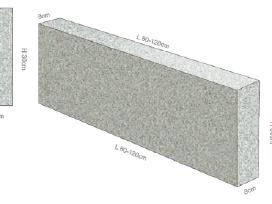 Granito bortai 100*8*30 cm - 21 Eur