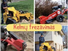 Žolės pjovimas / frezavimas / vejos įrengimas