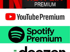 Spotify Youtube Netflix Apple TV+ su Music